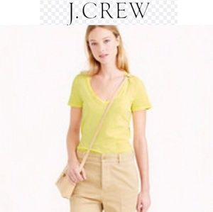 J. Crew Vintage Cotton Scoop Short Sleeve Tee Medium